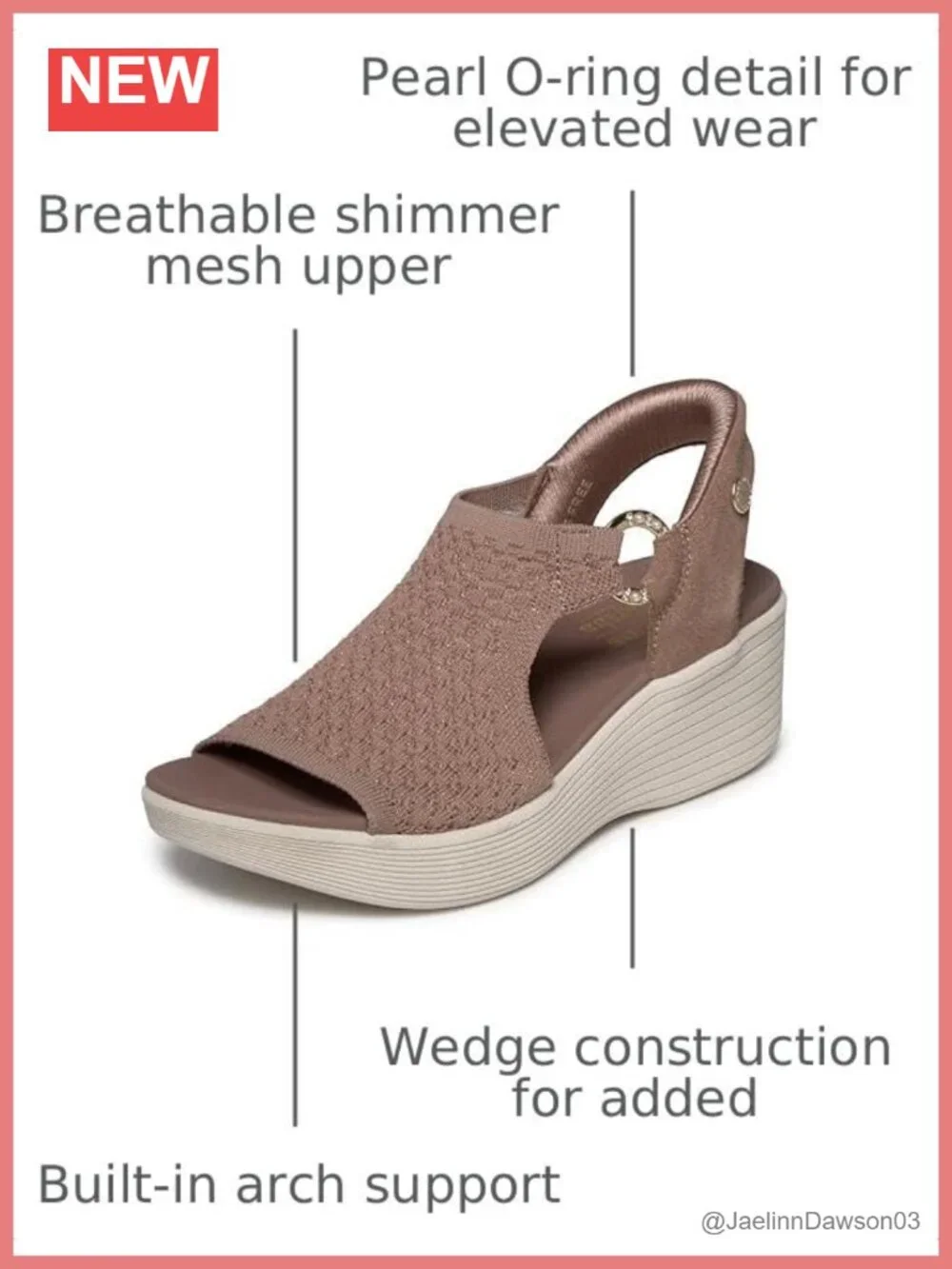 Slip-In Loafer Wedge Sandals Women's Mesh Comfort
